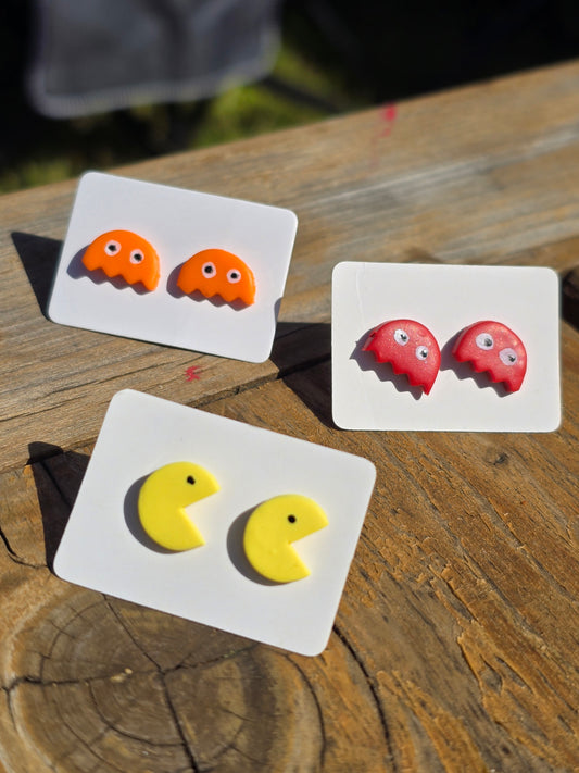 PacMan Studs (pack of 3)